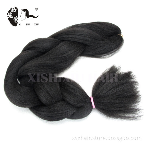 alibaba new products Seditty 165g 82 Inches Synthetic Ultra Braiding 100% Synthetic Hair for Single Color